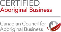 A logo showing that Gwaii Engineering is a certified Aboriginal Business with the Canadian Council for Aboriginal Business